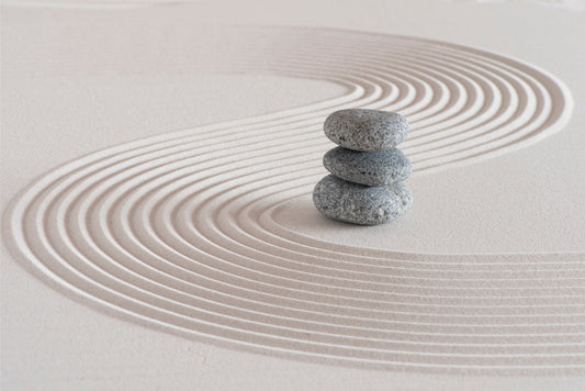 Zen Garden Stones Balance Wall Mural