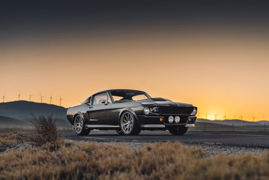 Ford Mustang Sunset Drive Mural