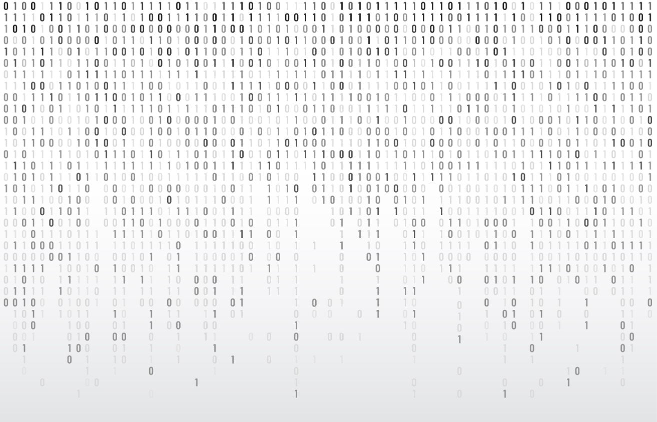 Digital Binary Code Wall Mural