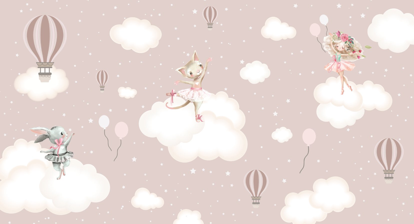 Enchanted Clouds Wall Mural