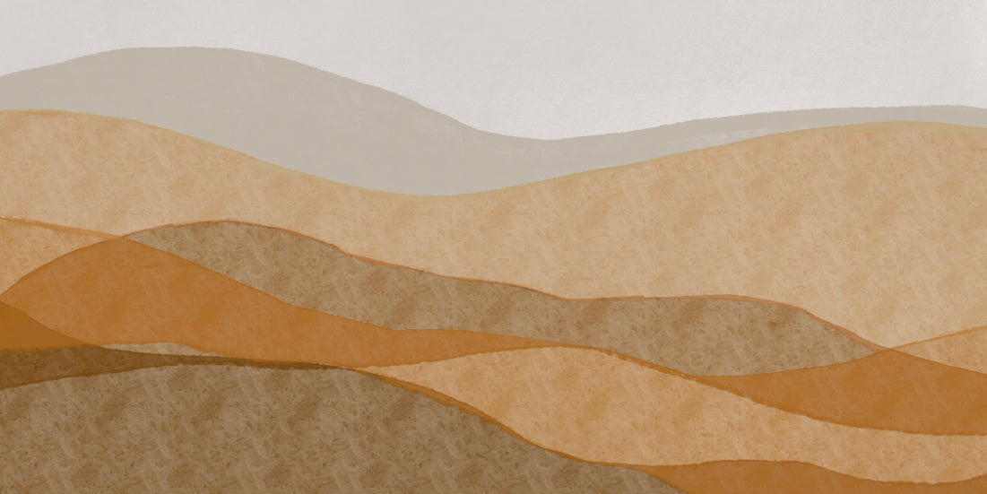 Desert Dunes Abstract Wall Mural