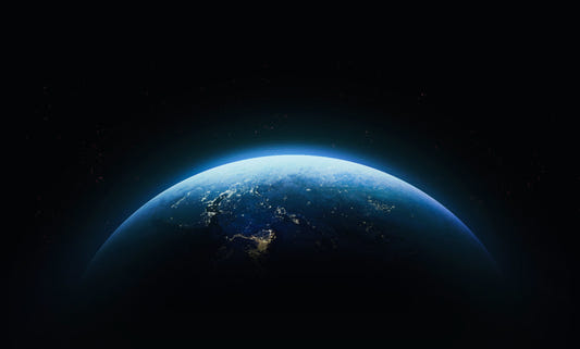 Earth From Space Wall Mural