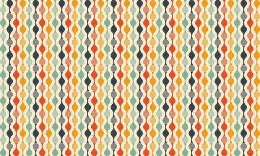 Retro Curves Wallpaper