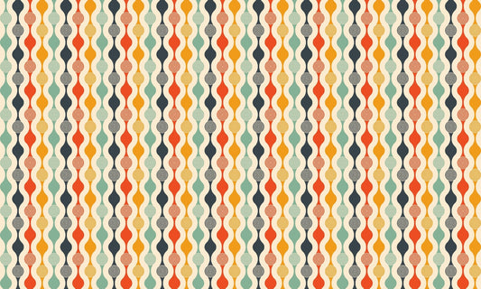 Retro Curves Wallpaper