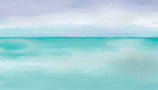 Turquoise Ocean Wall Mural
