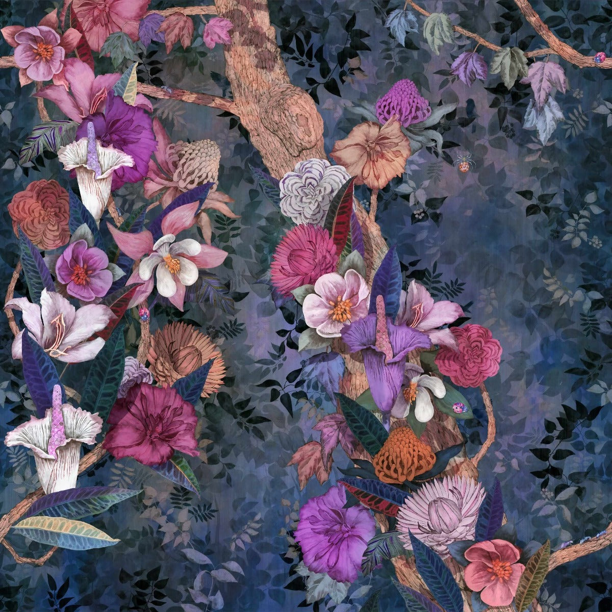 Vibrant Floral Wallpaper Murals