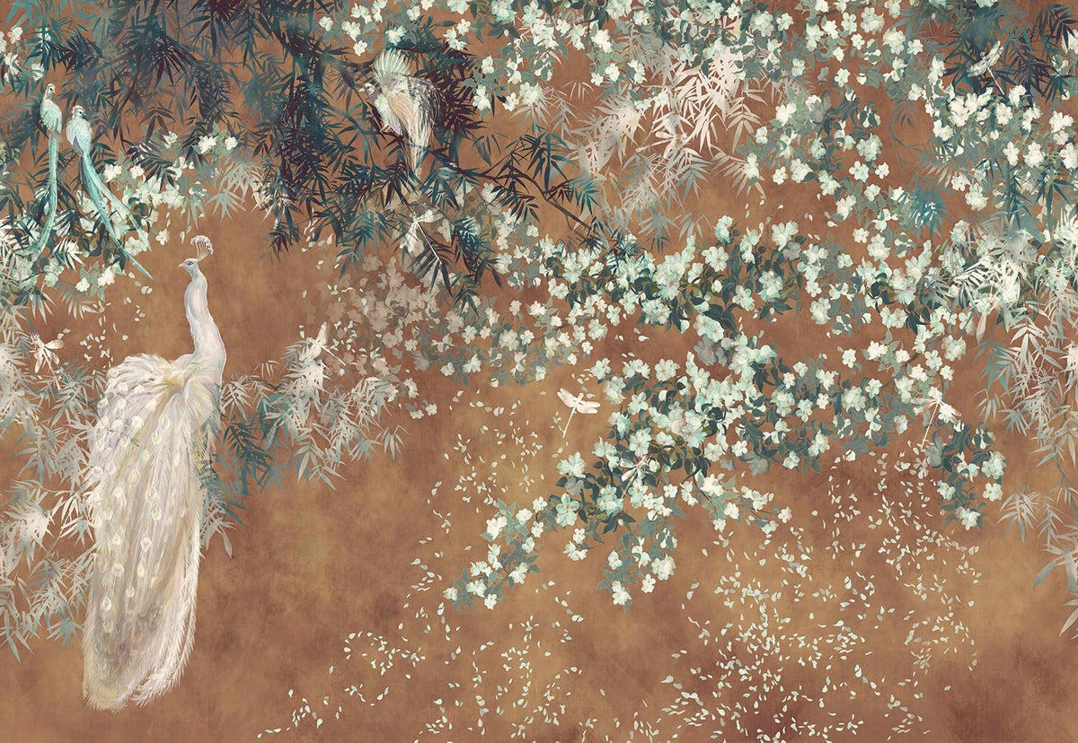 Scandinavian Serenity Artisan Wall Mural in your room — zoomed