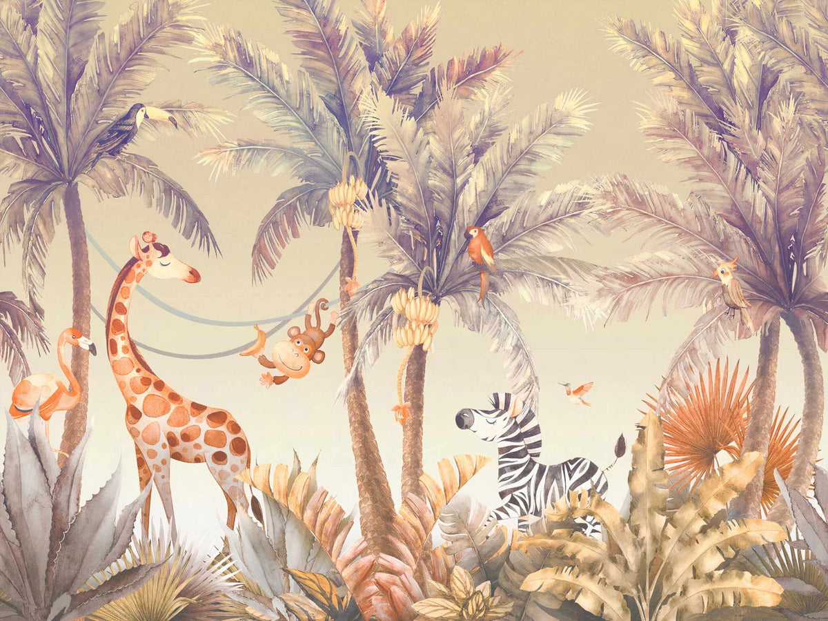 Jungle Jubilation Odyssey Wall Mural