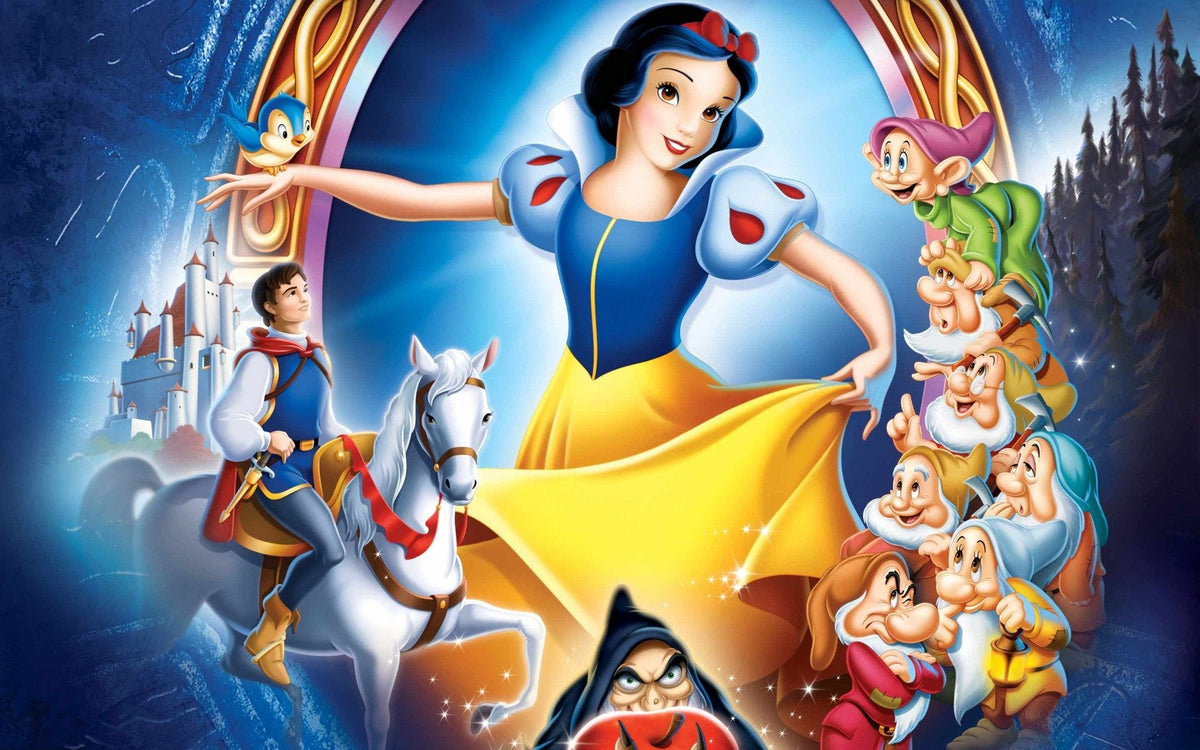 Snow White Adventure Wall Mural in your room — zoomed