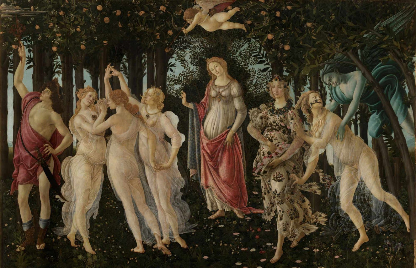 Botticelli's Garden Primavera Wall Mural