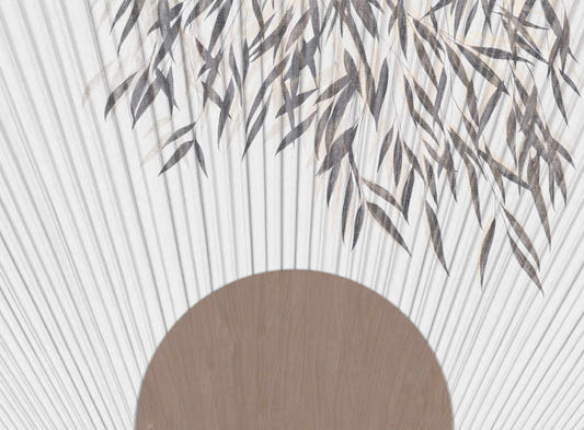 Striped Illustration Wallpaper Mural