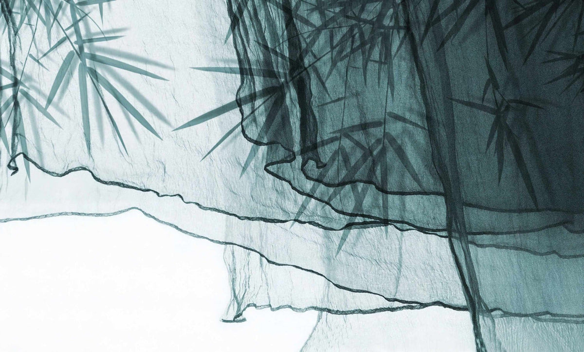 Transparent Elegance Textile Wall Mural in your room — zoomed