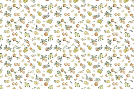 Summer Citrus Medley Wallpaper Mural