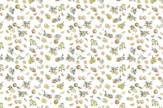 Summer Citrus Medley Wallpaper Mural
