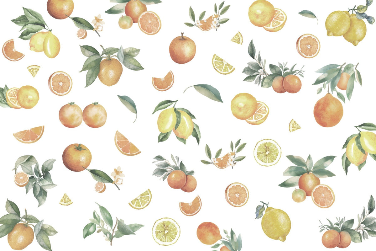Citrus Melange Paradise Wallpaper