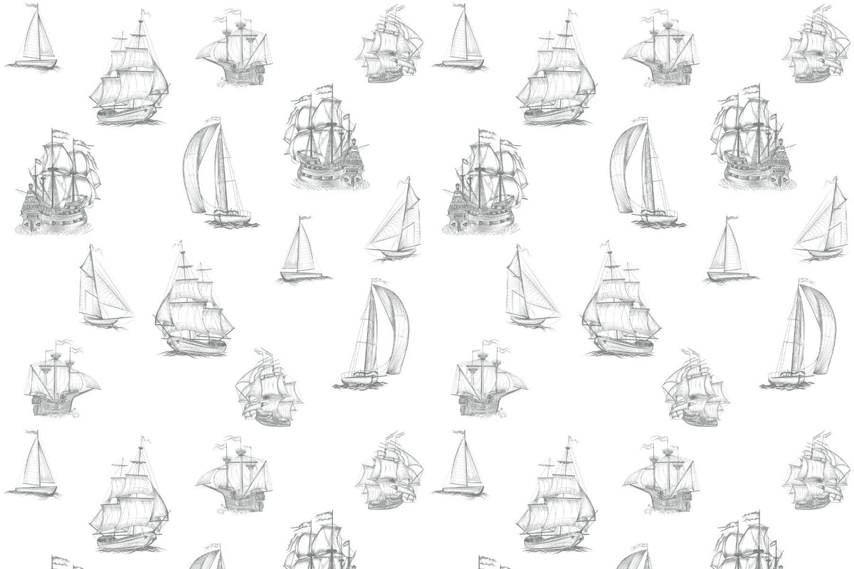 Old World Sailing Wallpaper Mural