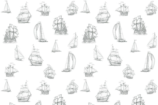 Old World Sailing Wallpaper Mural