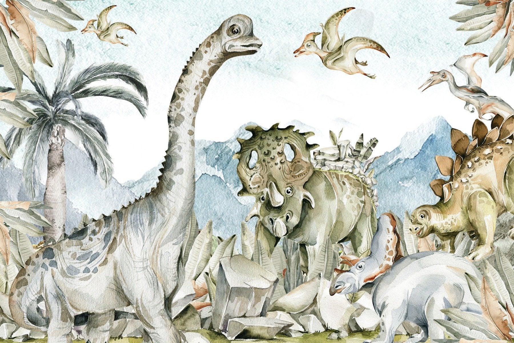 Gigantic Guardians The Dinosaur Wallpaper