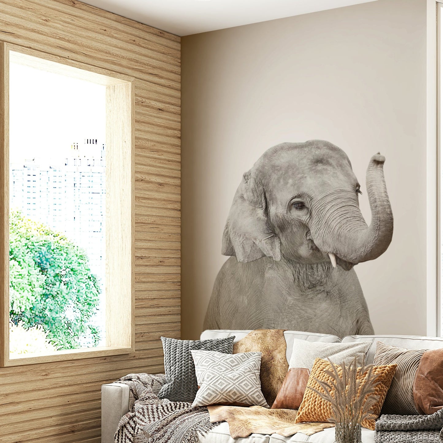 Child-friendly room wallpaper
