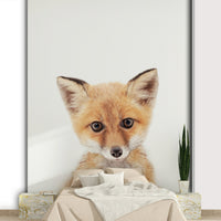 Nature-inspired mural wallpaper
