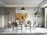 Easy-to-install baby lion wall mural

