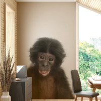 Playful baby monkey high-res pic

