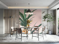 Easy-to-install wall mural in baby’s room
