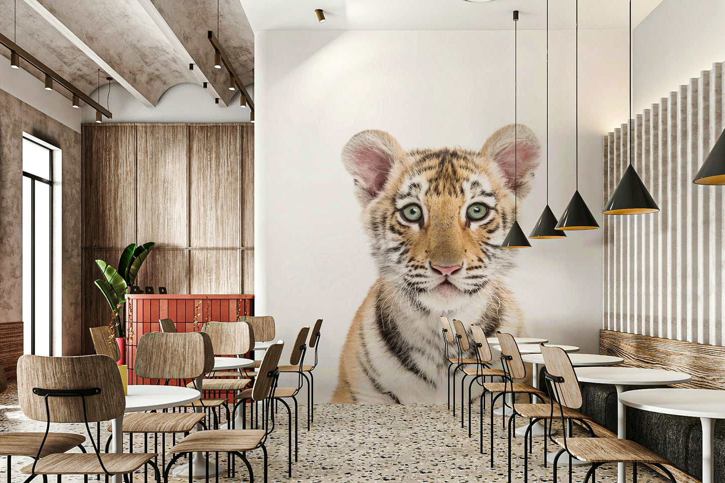 Durable mural wallpaper for kids’ rooms
