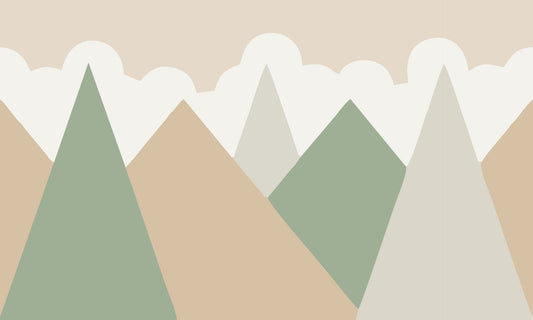 Earthy Mountain Animated Peel and Stick Wallpaper