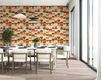 Bold Balance Act wallpaper for walls, abstract composition.