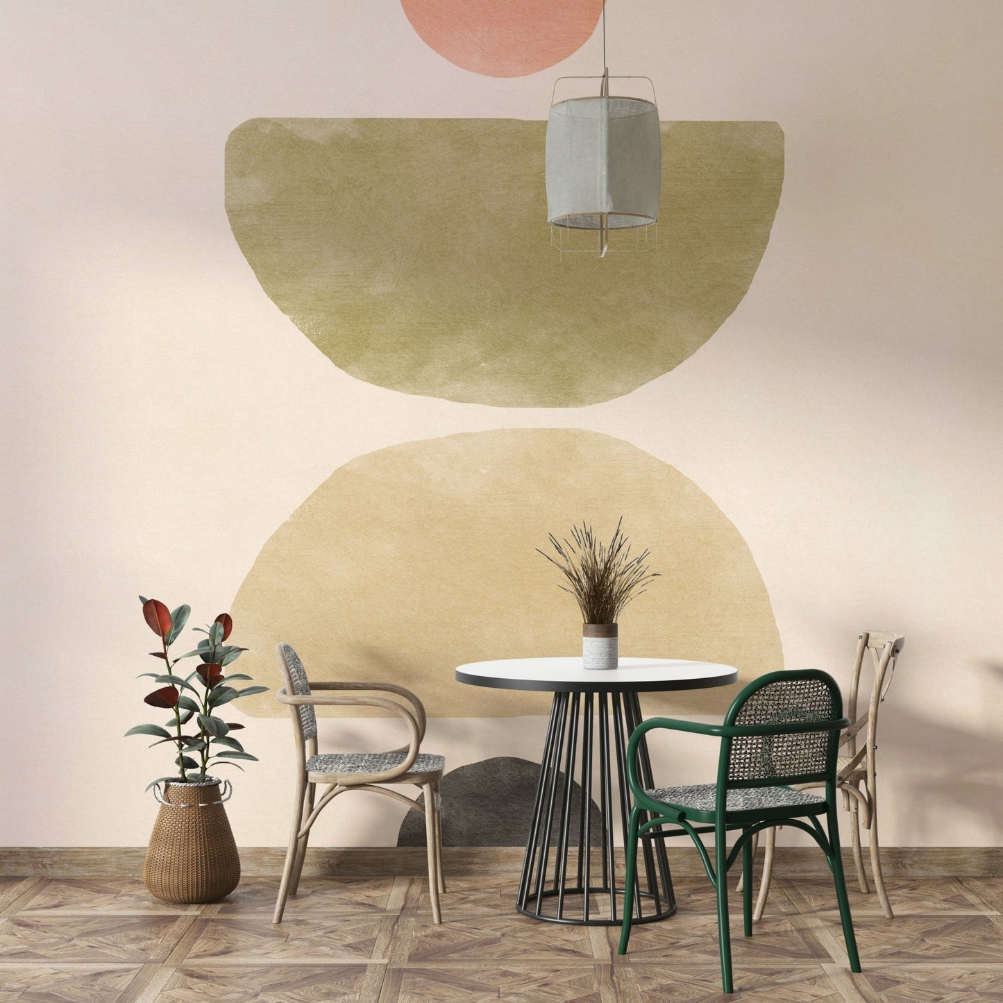 Balanced Hues Wall Mural