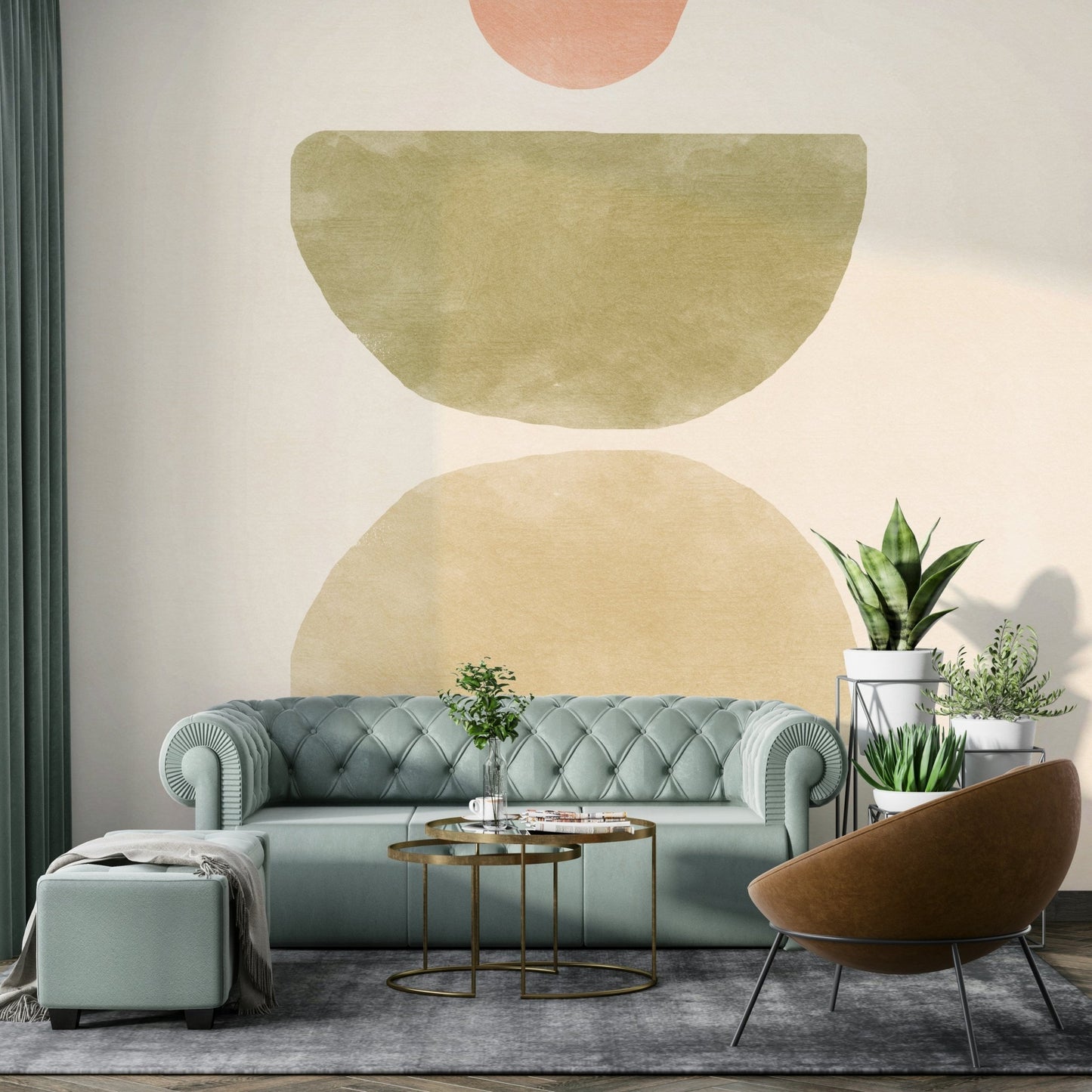Balanced Hues Wall Mural