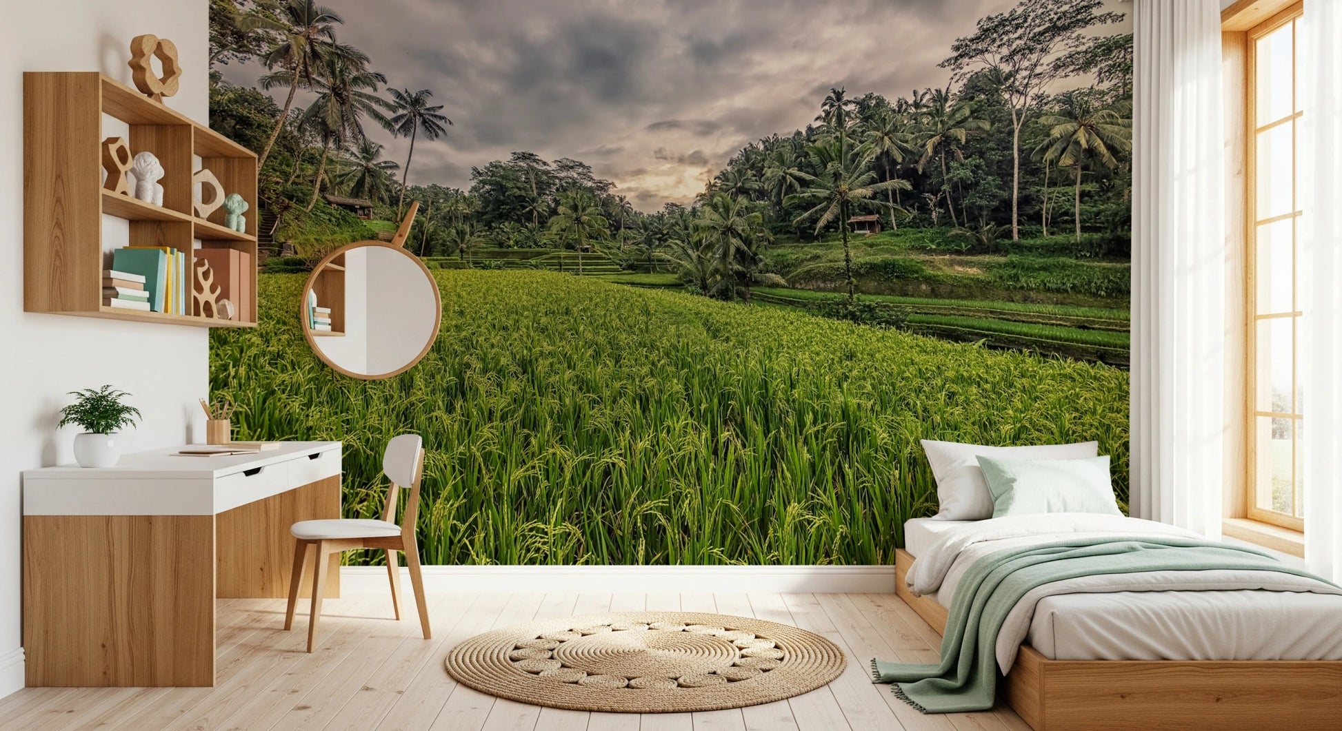 Bali Harvest Wall Mural