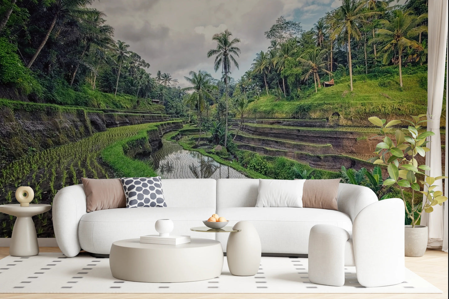 Bali Rice Fields Wall Mural