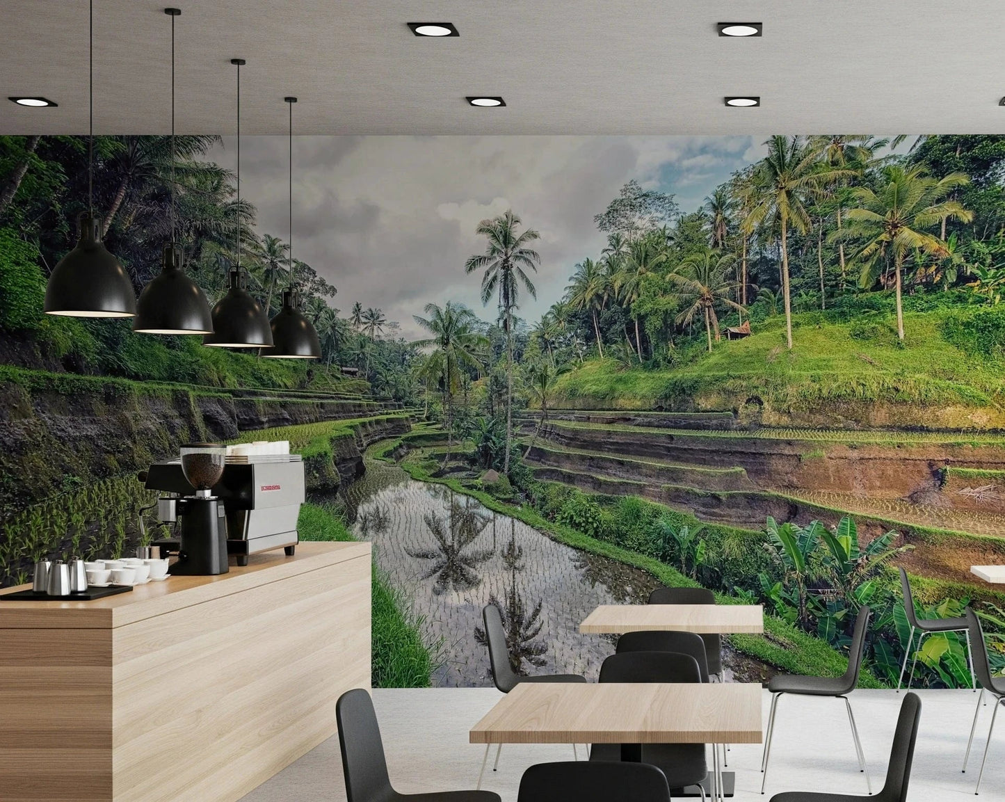 Bali Rice Fields Wall Mural
