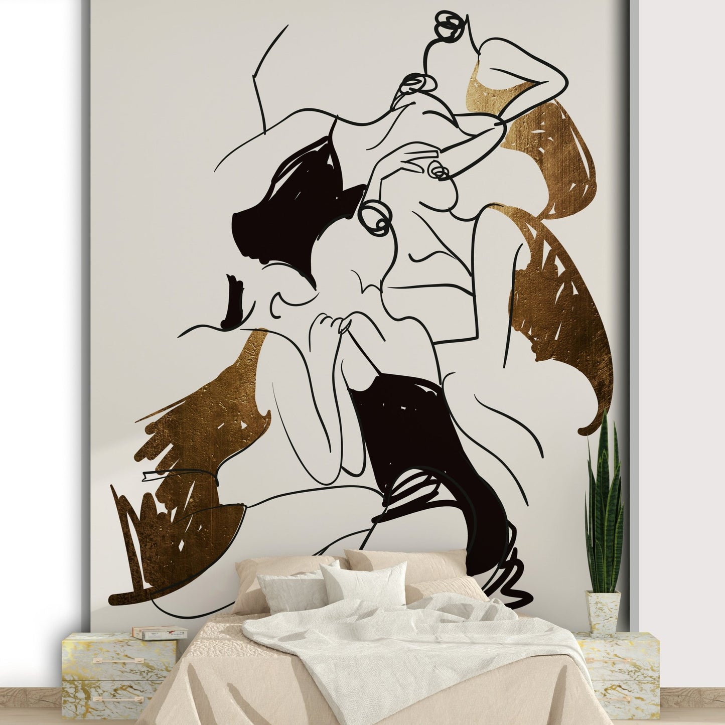 The design captures the ethereal beauty and poise of dance.
