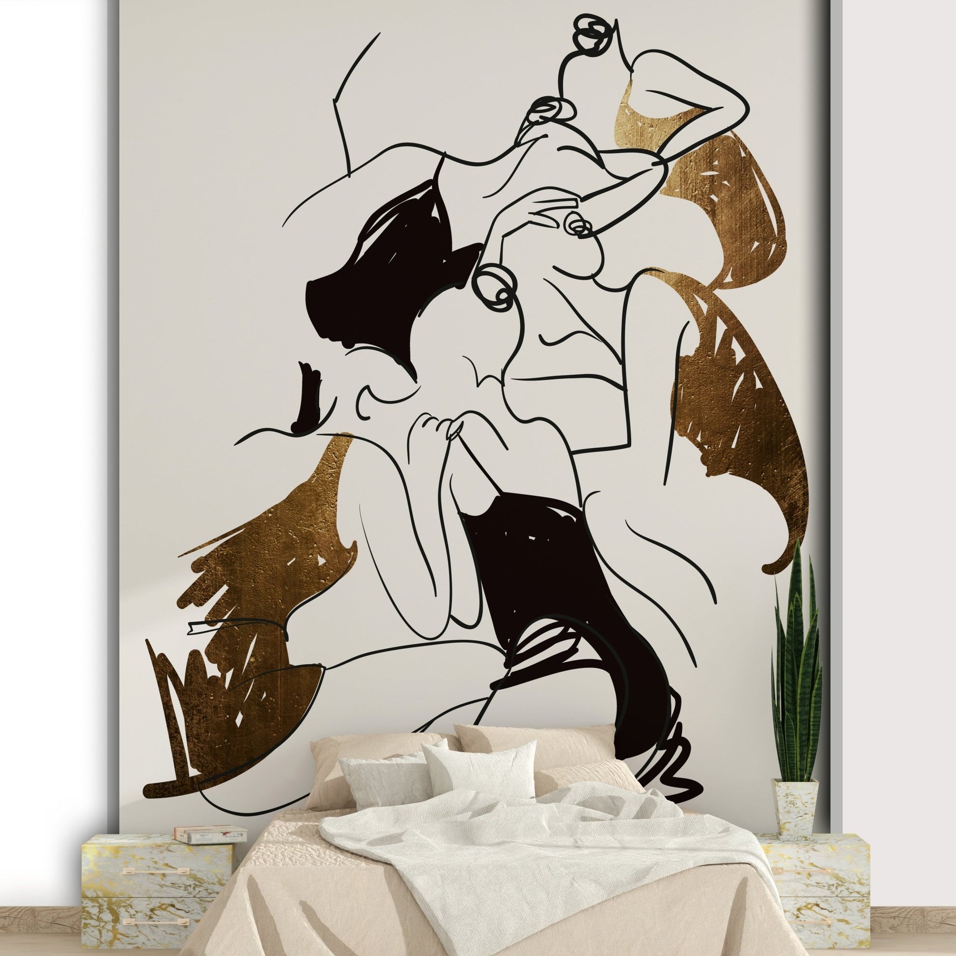 The design captures the ethereal beauty and poise of dance.
