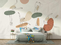 The composition is balanced and has a gentle, flowing feel.
