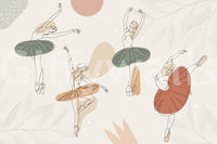 The image provides a sense of quiet movement and artistic expression.