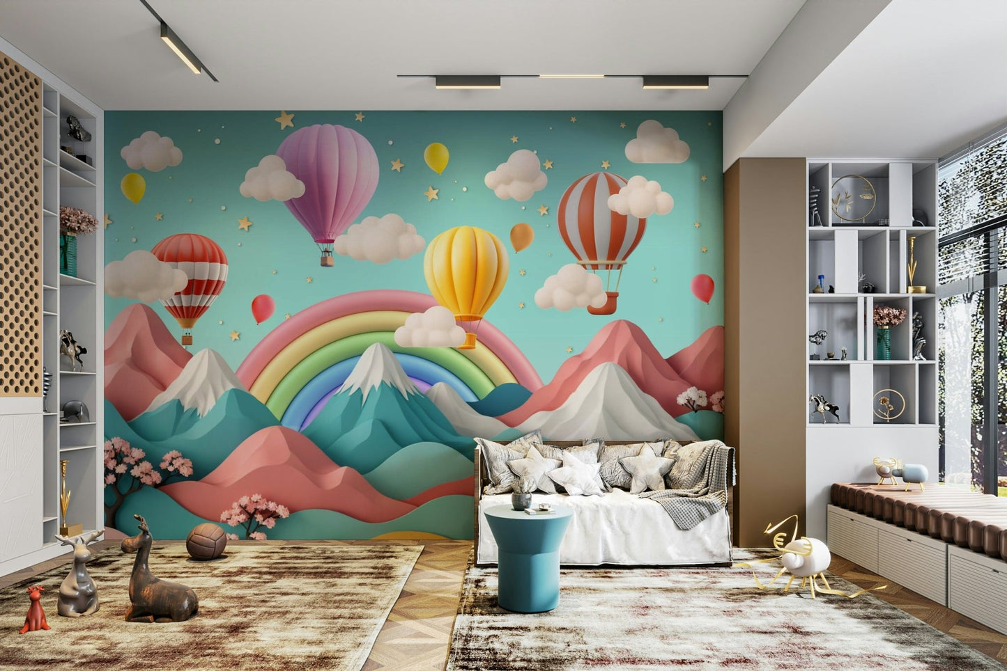 The image is suitable for a bedroom, a nursery, or a quiet space.

