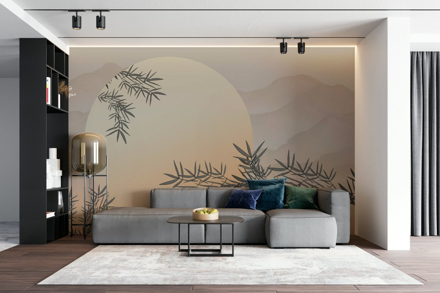 The air feels still and fresh.

