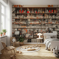 Bar Brilliance Wall Mural peel and stick bar shelf
