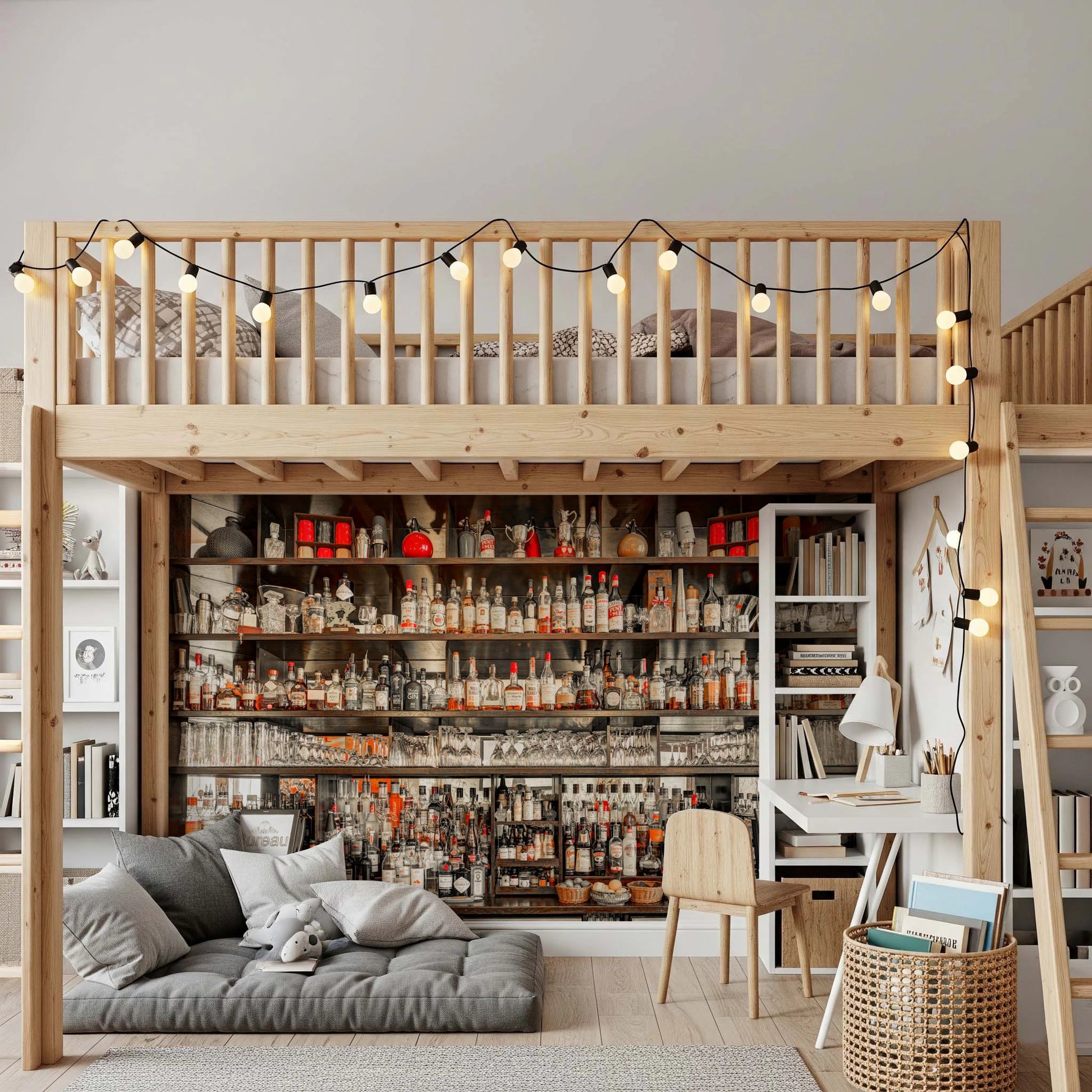 Bar Brilliance Wall Mural for café and lounge walls