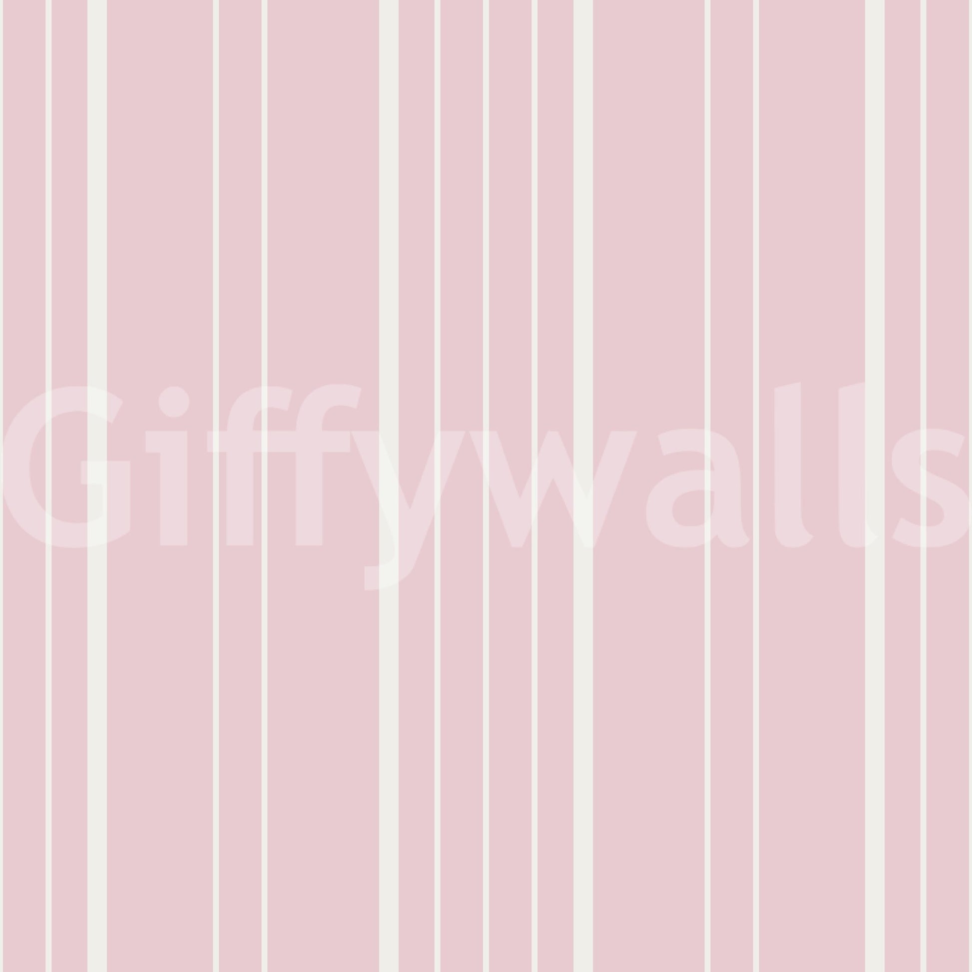 Minimal stripe wallpaper in blush tone with clean linear pattern design