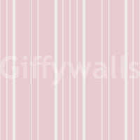 Minimal stripe wallpaper in blush tone with clean linear pattern design