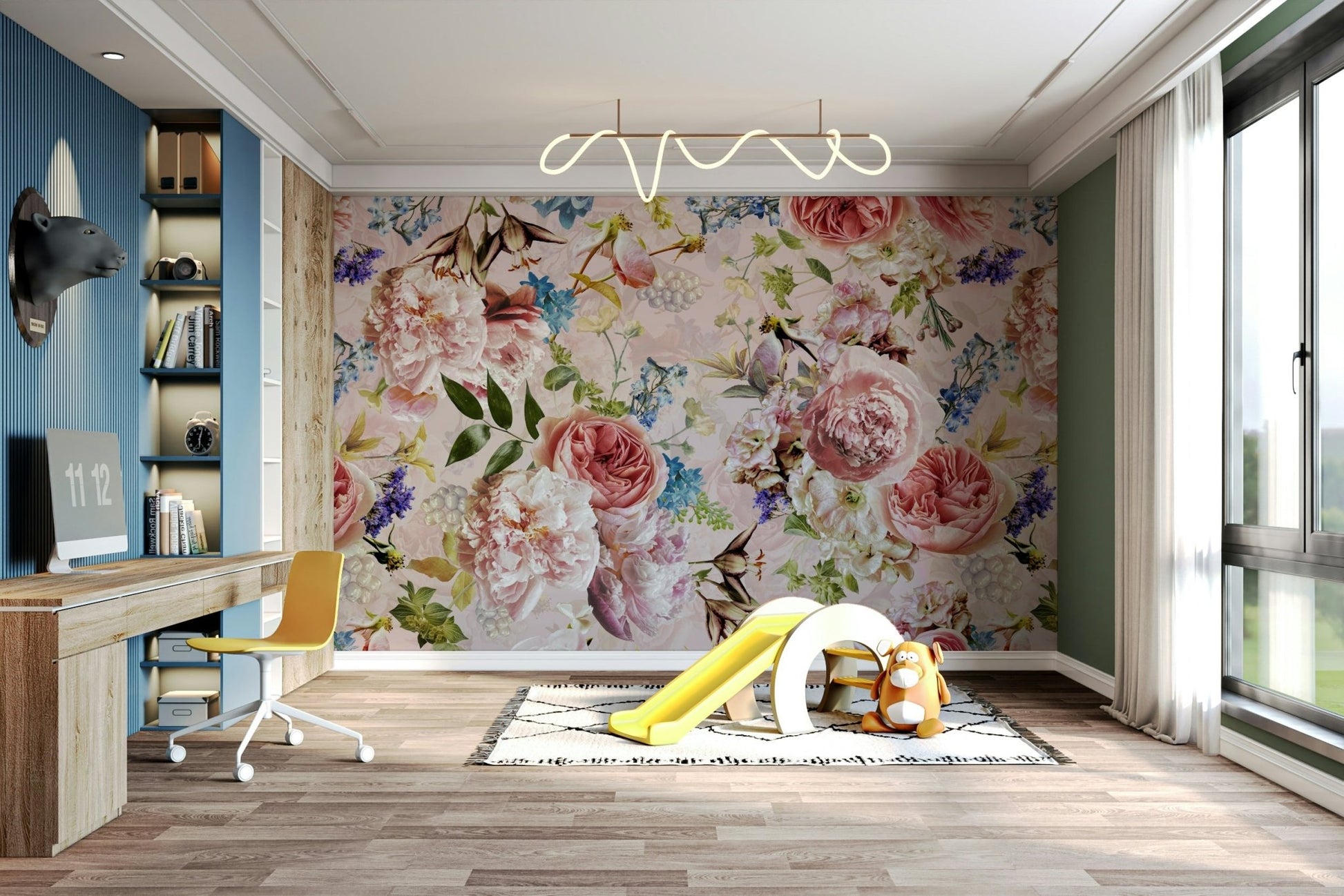 The overall mood is graceful and artistic.

