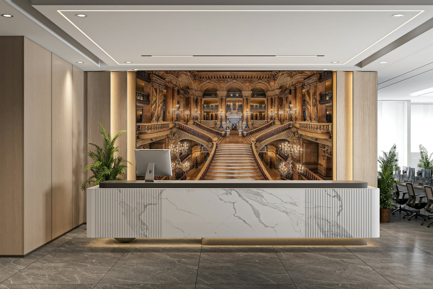 Baroque Elegance Wall Mural