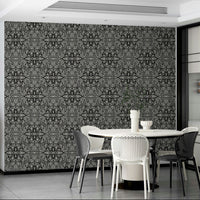 Monochrome batik wallpaper
