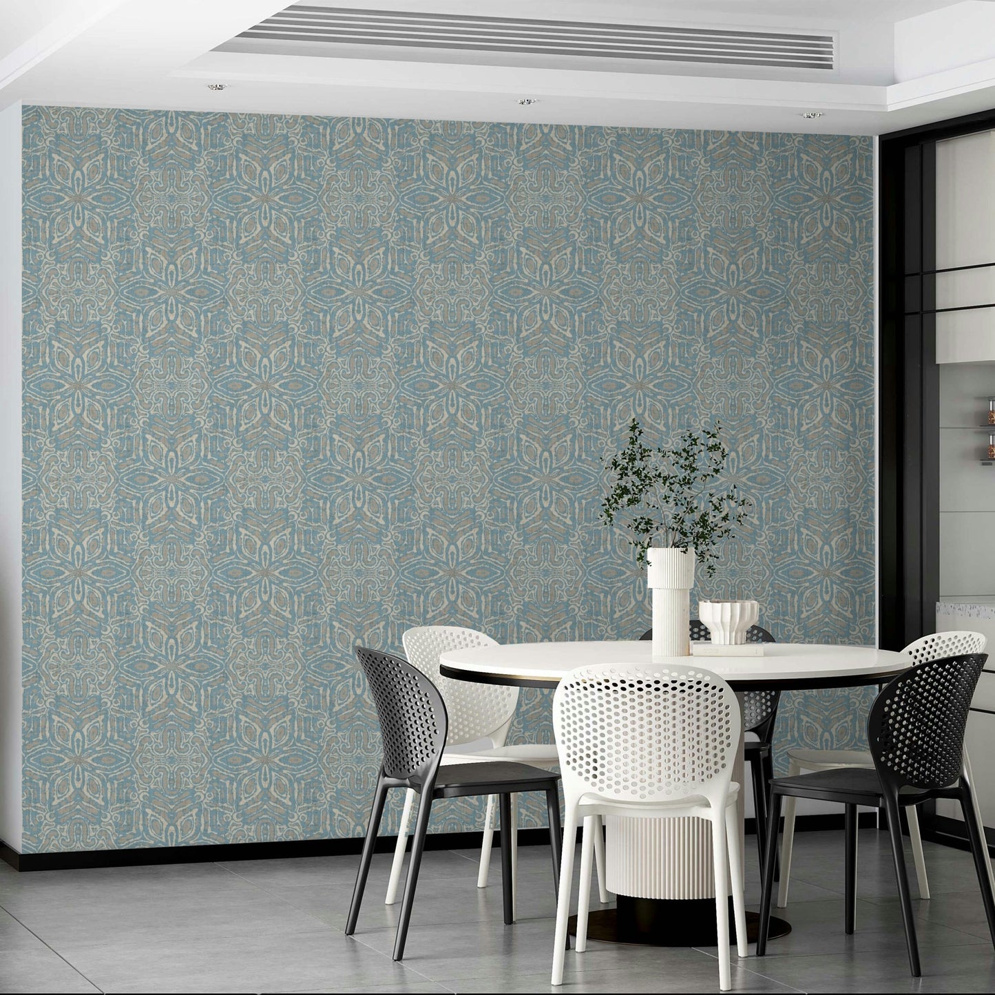 Durable batik-style wallpaper GD571
