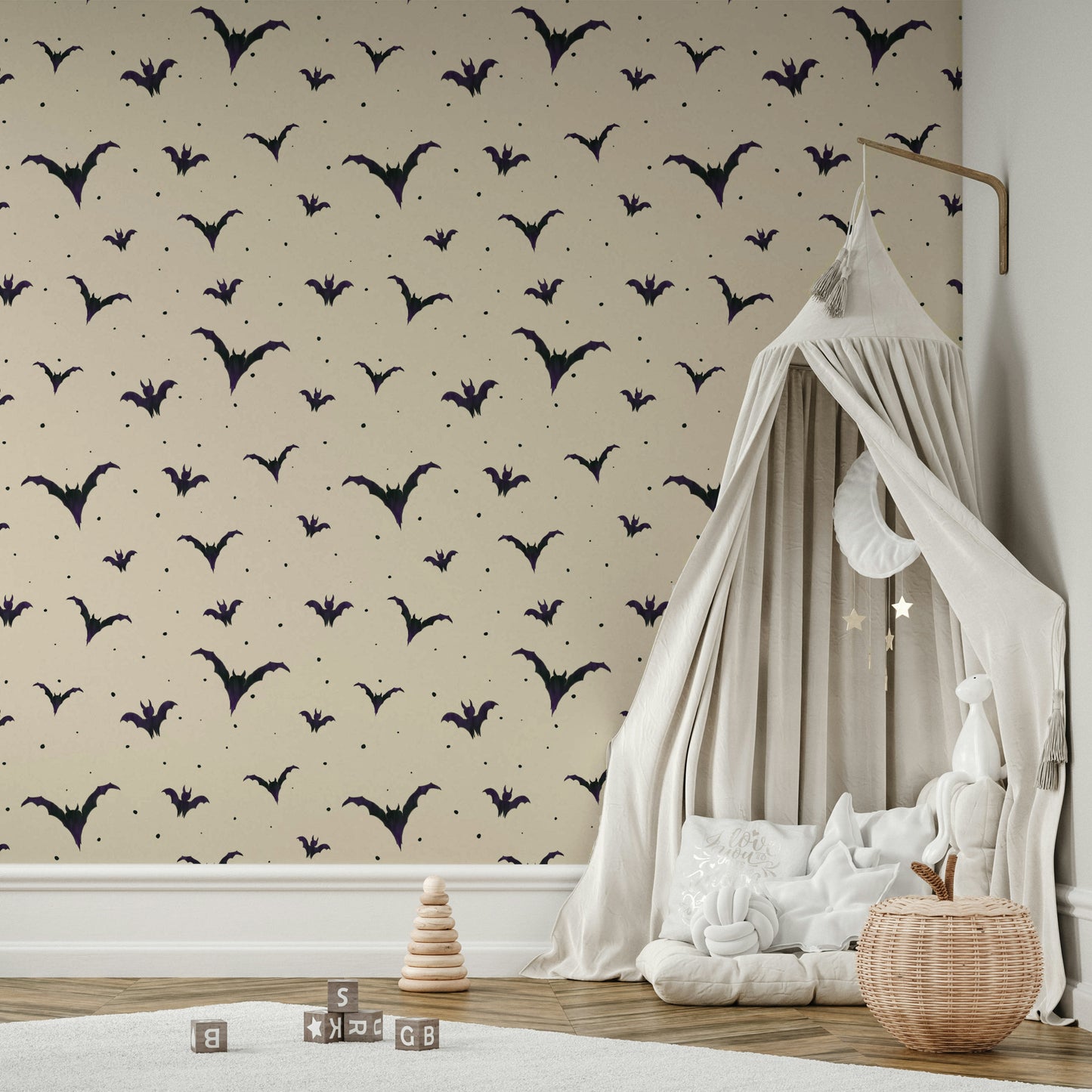 A creative studio with a bat design

